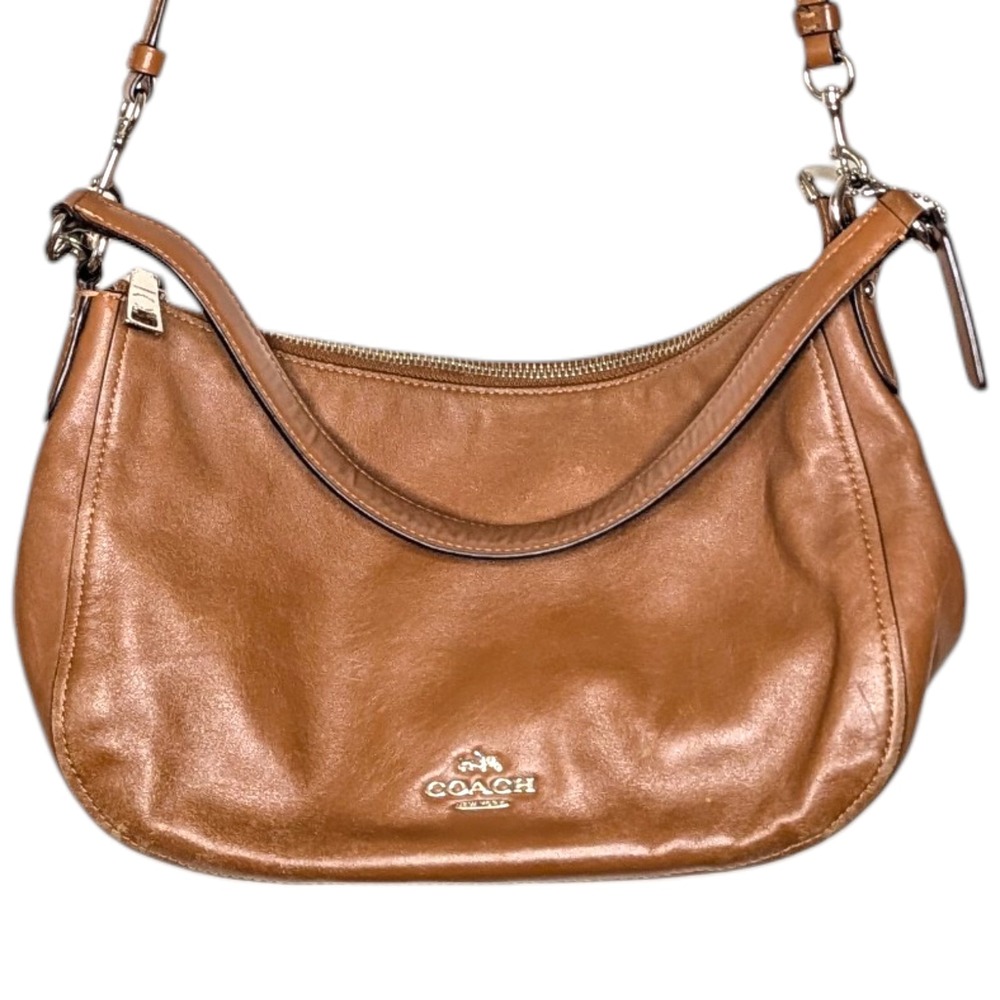 Coach Leather Chelsea Crossbody Bag Brown J1580 37018 Convertible Hobo Shoulder